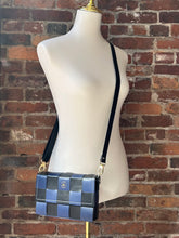 Load image into Gallery viewer, The Penny: Checkerboard Navy & Black