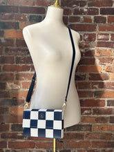 Load image into Gallery viewer, The Penny: Checkerboard Navy & White