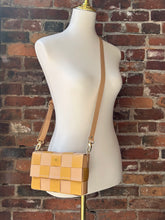 Load image into Gallery viewer, The Penny: Checkerboard Natural & Miele