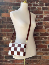 Load image into Gallery viewer, The Penny: Checkerboard Brown & White