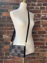 Load image into Gallery viewer, The Penny: Checkerboard Dark Brown & Black