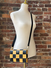 Load image into Gallery viewer, The Penny: Checkerboard Black & Miele