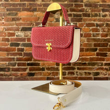 Load image into Gallery viewer, Woven Burgundy Suede

