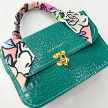 Load image into Gallery viewer, Glossy Teal Flat Croc
