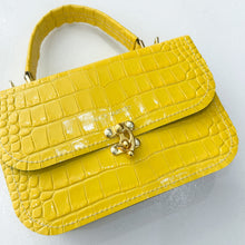 Load image into Gallery viewer, Patent Yellow Croc
