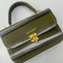 Load image into Gallery viewer, Olive Army Green with Hand-Painted Stripes
