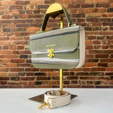 Load image into Gallery viewer, Olive Army Green with Hand-Painted Stripes
