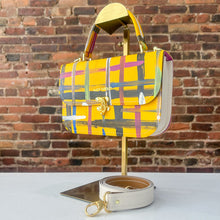 Load image into Gallery viewer, Abstract Plaid Painted Yellow

