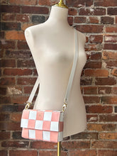 Load image into Gallery viewer, The Penny: Checkerboard Rose &amp; White

