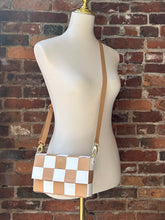 Load image into Gallery viewer, The Penny: Checkerboard Natural &amp; White
