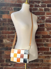 Load image into Gallery viewer, The Penny: Mixed Checkerboard Ombre Neutral &amp; White
