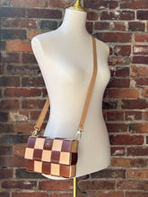 Load image into Gallery viewer, The Penny: Checkerboard Brown &amp; Natural
