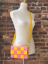 Load image into Gallery viewer, The Penny: Checkerboard Yellow &amp; Pink
