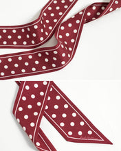 Load image into Gallery viewer, Retro Polka (Burgundy)
