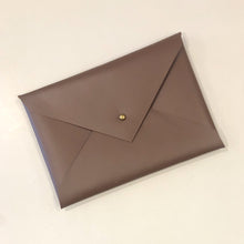 Load image into Gallery viewer, Classic Envelope Clutch- Thin Chocolate Brown

