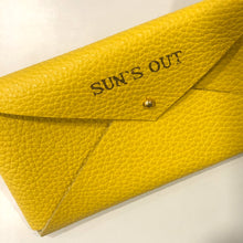 Load image into Gallery viewer, &quot;Sun&#39;s Out&quot; Glasses Case- Bright Yellow
