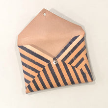 Load image into Gallery viewer, Decorated Card Holder- Veg. Tan Striped
