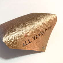 Load image into Gallery viewer, &quot;All Vaxxed Up&quot; Vaccine Card Holder- Metallic Gold
