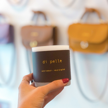 Load image into Gallery viewer, Leather Wrapped &quot;di pelle&quot; Candle
